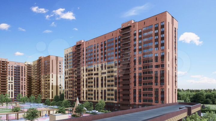 3-к. квартира, 69 м², 12/16 эт.