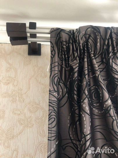 Только багетка, без штор