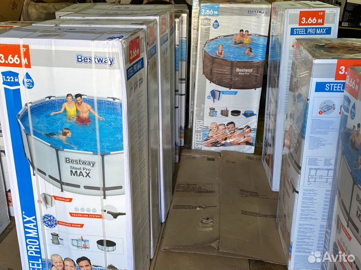 Каркасный бассейн разные