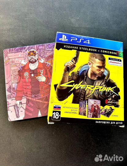 Cyberpunk 2077 Издание SteelBook + ComicBook ps4