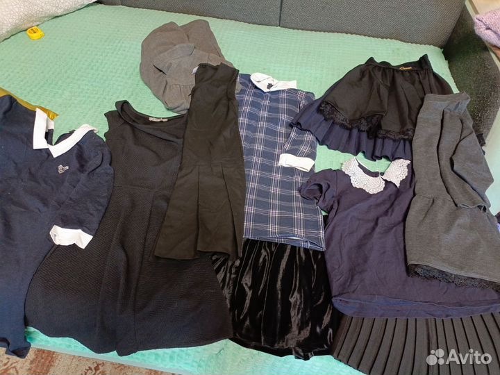 Вещи пакетом на девочку в школу