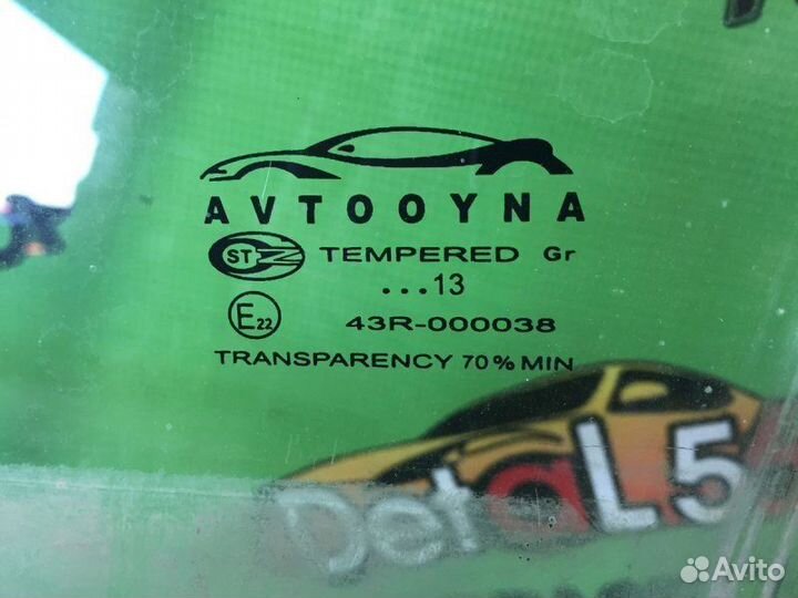 Стекло двери переднее левое Chevrolet Lacetti