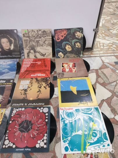 Виниловые пластинки Одним лотом 20 штук Разные
