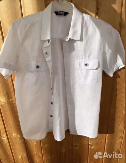 LC Waikiki белая рубашка на мальчика