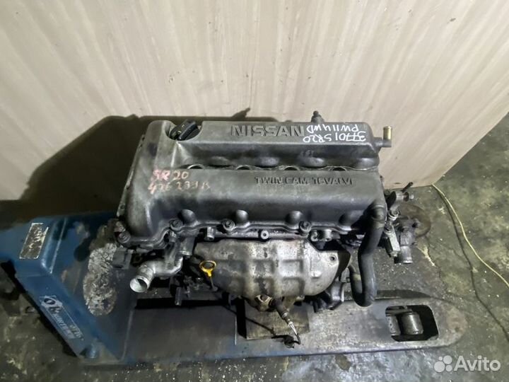 Двигатель Nissan Avenir W11 с1998-2005г SR20DE 4WD