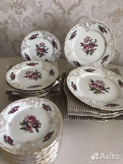 Новые тарелки, фруктовницы Бернадотт Чехия