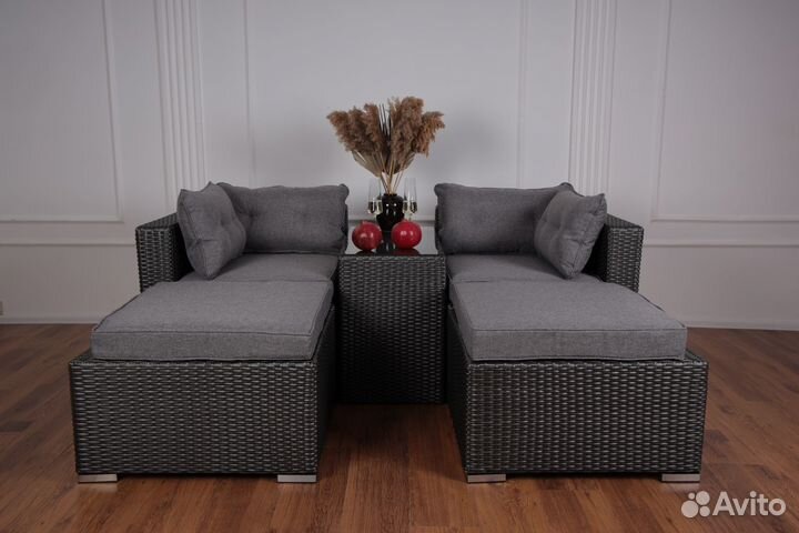 Комплект мебели искусственный ротанг Идиллия