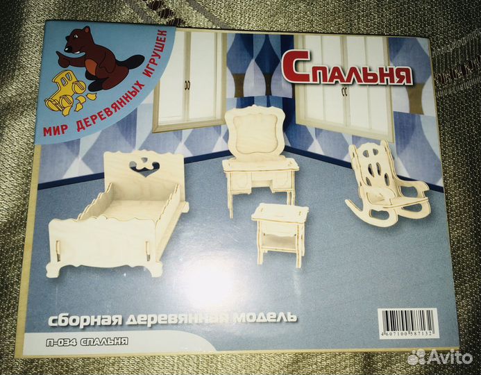 Мебель деревянная, конструктор, модели