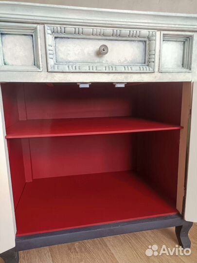 Деревянная тумба после редизайна