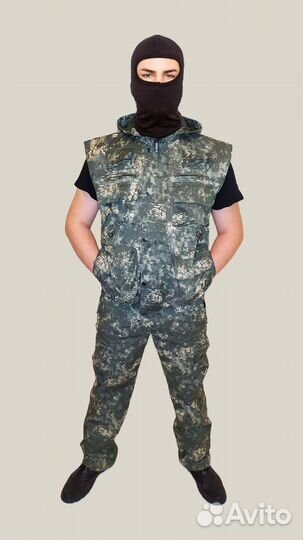 Камуфляжный костюм трансформер летний