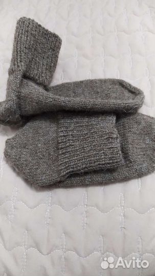 Носки ручной вязки шерстяные