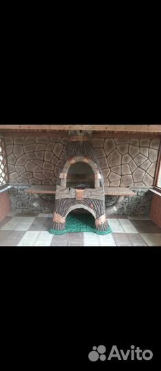 Мангал, барбекю из артбетона