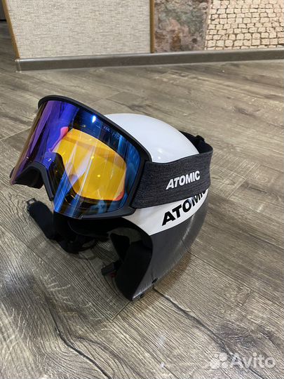 Шлем горнолыжный и очки Atomic