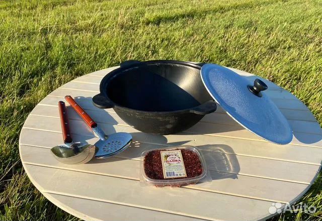 Казан чугунный узбекский оригинальный