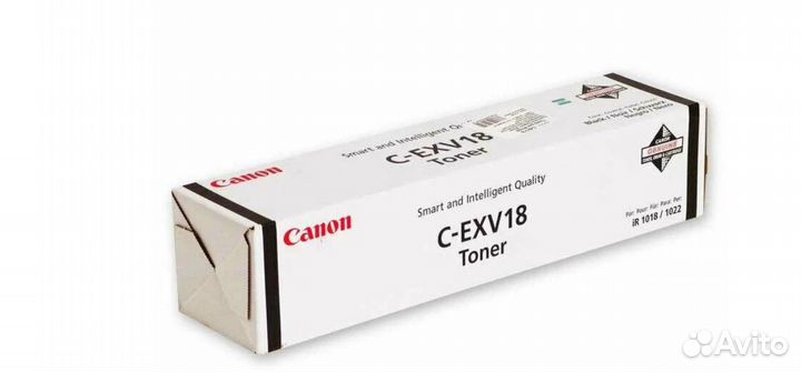 Canon C-EXV18 (0386B002) картридж черный (дефект к
