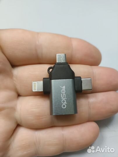 Мини диктофон + переходник OTG iPhone