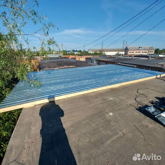 Ремонт крыши гаража, плотник и работы с деревом