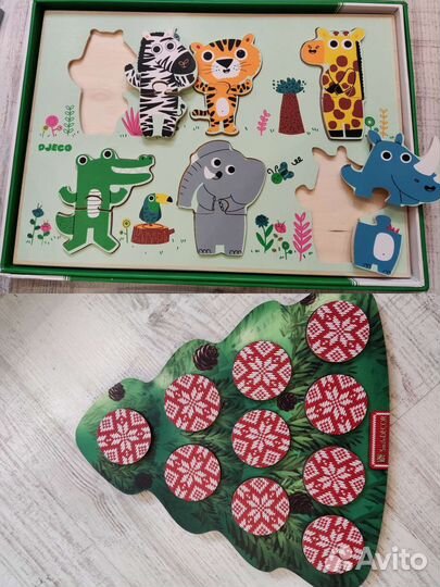 Деревянные рамки вкладыши для детей