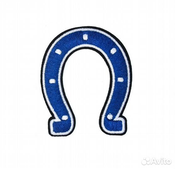 Нашивка на одежду подкова термонашивка