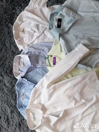 Рубашки для мальчика H&M и Guliver 128