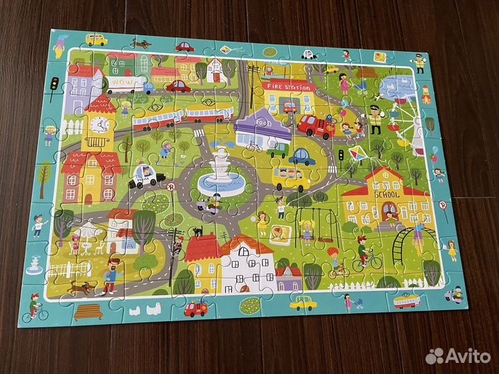 Пазл dodo (city life) 80 деталей