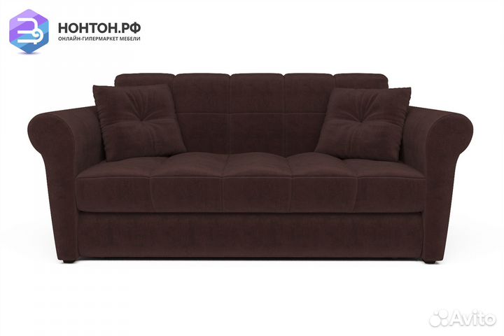 Диван аккордеон Гранд коричневый