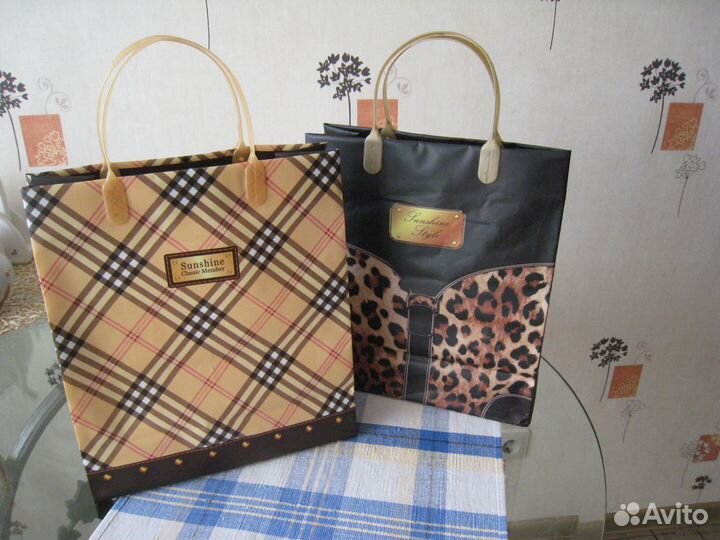 Пакеты подарочные