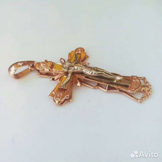 Золотой крестик 15.17гр
