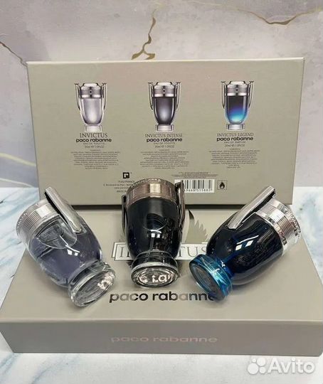 Подарочный набор для мужчин Invictus Paco Rabanne