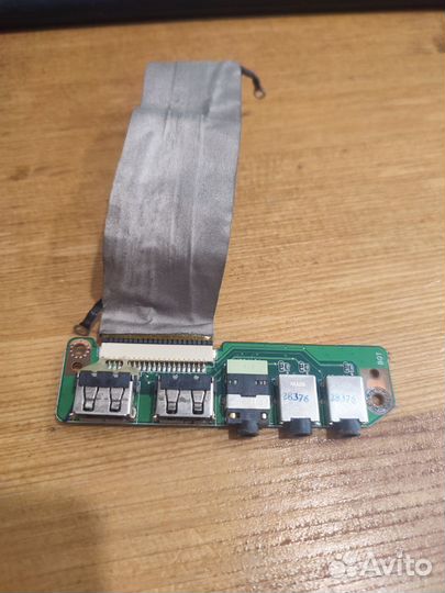 Плата USB/audio Разъёмов для ноутбука asus M50V, M