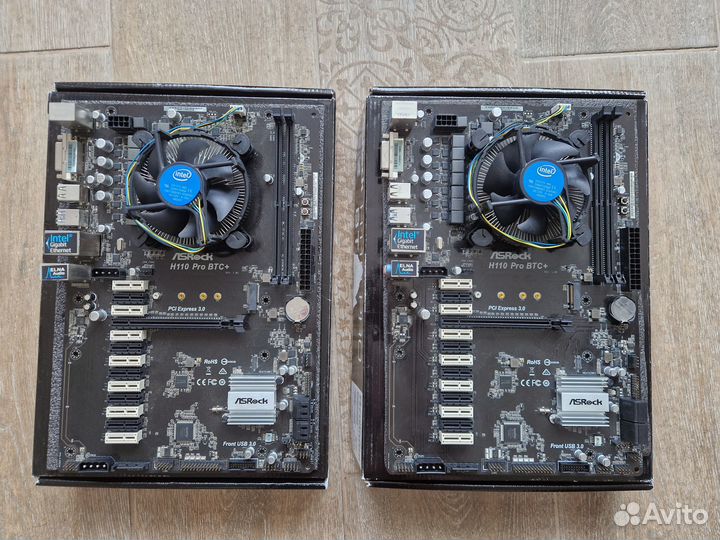 Материнская плата ASRock H110 Pro BTC+