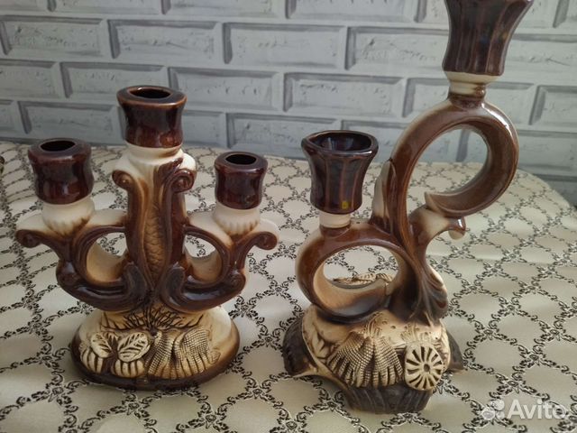 Подсвечник керамический новый