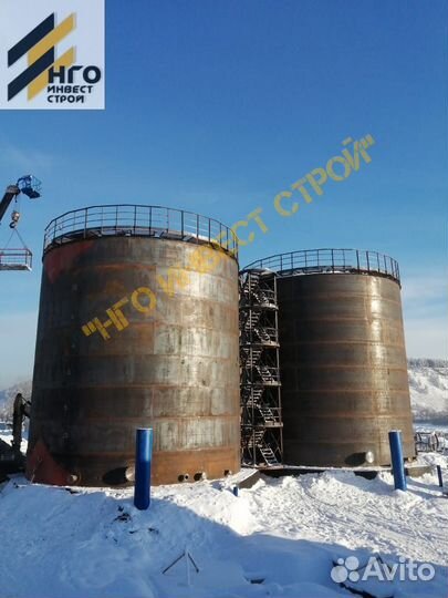 Резервуары битума / Теплоизоляция / Антикоррозия