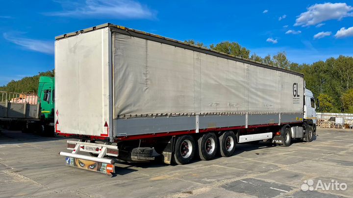 Полуприцеп шторно-бортовой Krone SD, 2007