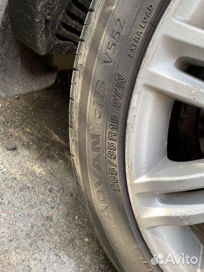 Колеса на mercedes r18 разноширокие