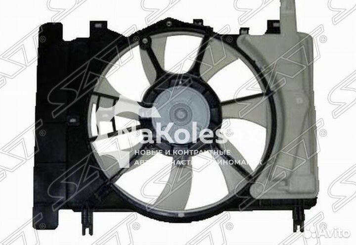 Диффузор радиатора в сборе toyota vitz/yaris/racti