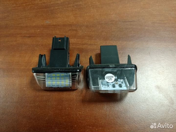 Подсветка номера Peugeot,Citroen