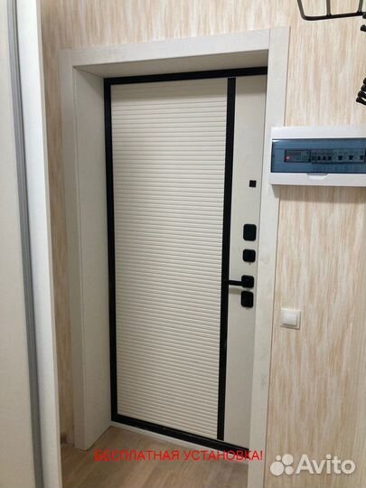 Входная дверь в квартиру с установкой