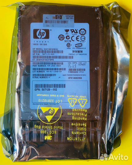 Жесткий диск 418399-001 HP 146GB 10K DP SAS 2,5