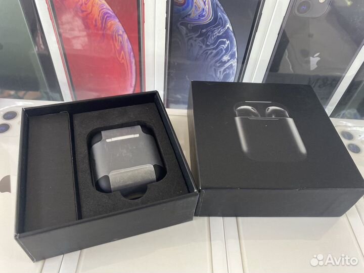 AirPods Series 2 W\C Luxe Copy Matte Black