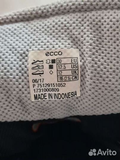 Ботинки утеплённые детские Ecco р30