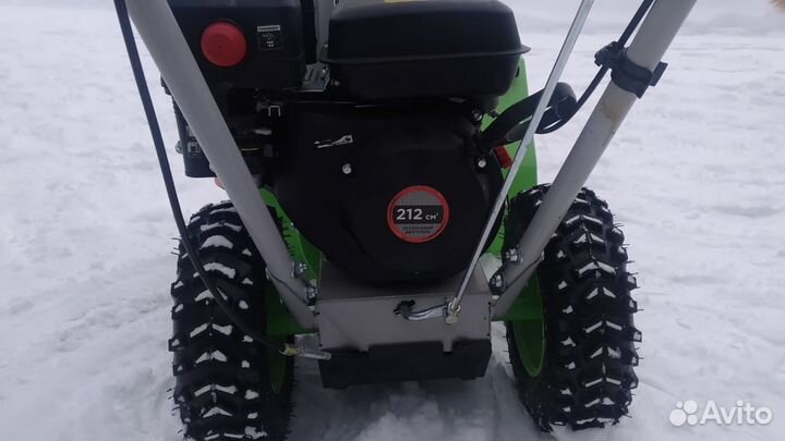 Снегоуборщик redverg как новый