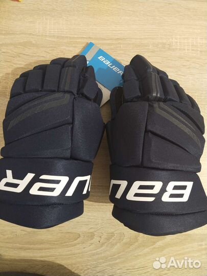 Краги хоккейные взрослые Bauer новые