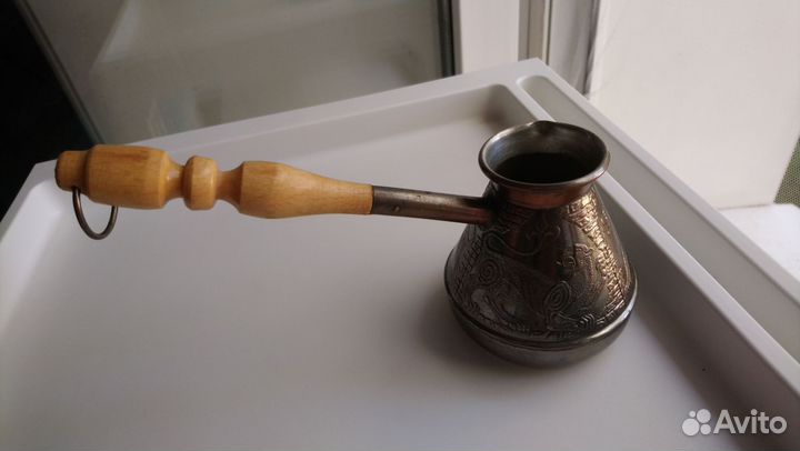 Медная турка для варки кофе