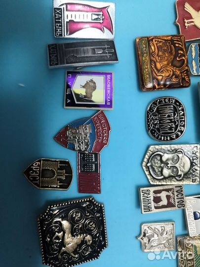 Значки города СССР и России