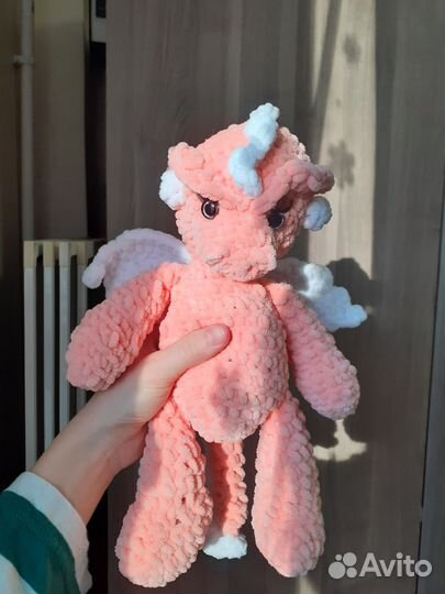 Вязаные игрушки дракон