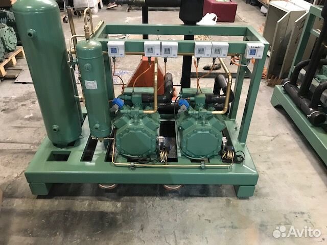 Холодильный агрегат на 2-х Битцер (bitzer) 4eс-6.2