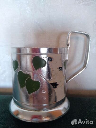 Красивые подстаканники береза СССР Винтаж