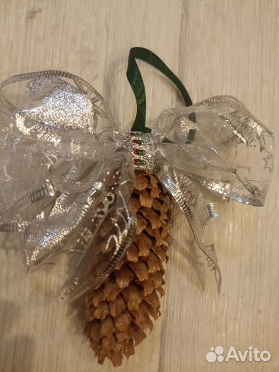 Елочные игрушки ручной работы(набор)