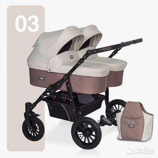 Коляска для двойни Riko